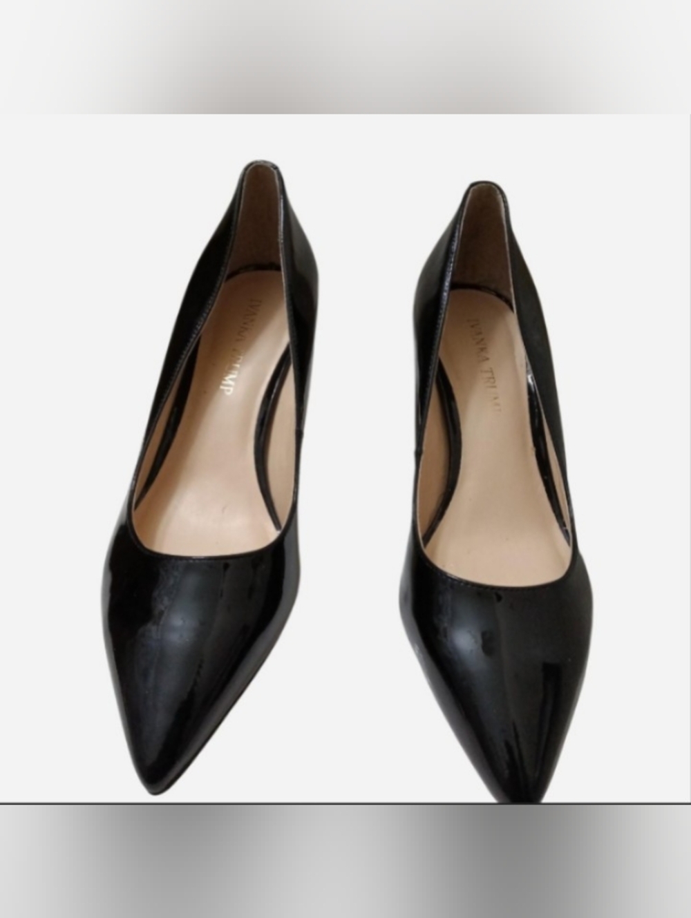 Ivanka Trump Black Patent Leather Heels